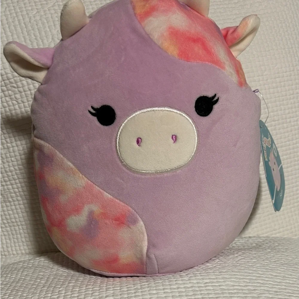 Squishmallows Suri - Cow With Tie-Dye Spots Plush 8 Inch